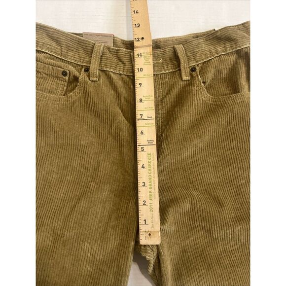 Levi's Men's Low Pro Mid Rise Straight Leg Corduroy Tan Brown Jeans Size 29 X 30 - Picture 5 of 8
